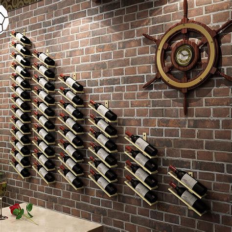 wall mounted stackable wine rack metal box|decorative metal wine rack.